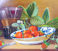 Stilleven met aardbeien