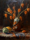 Stilleven vaas met bloemen