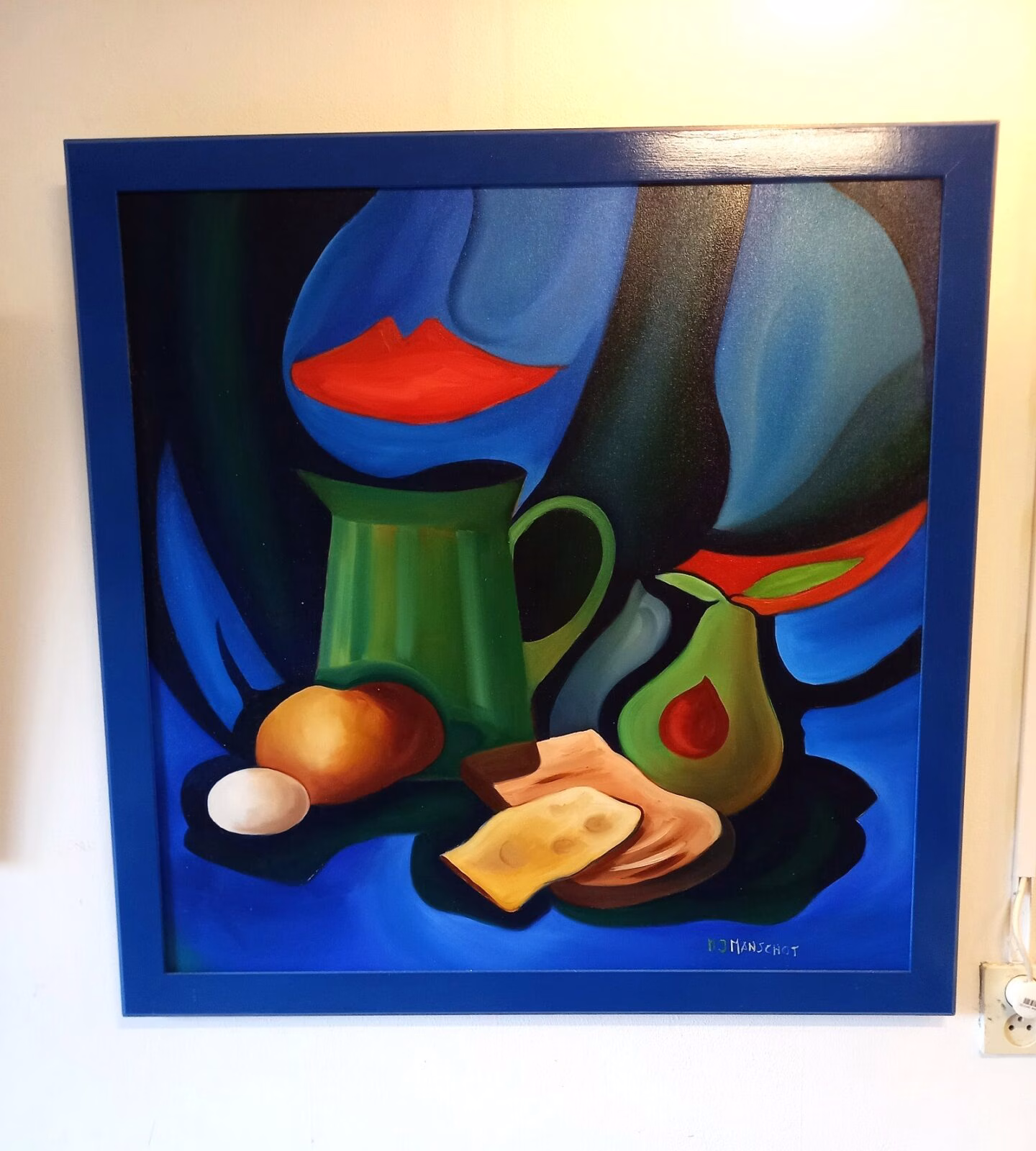 Modern figuratief stilleven met kan. - Image 2