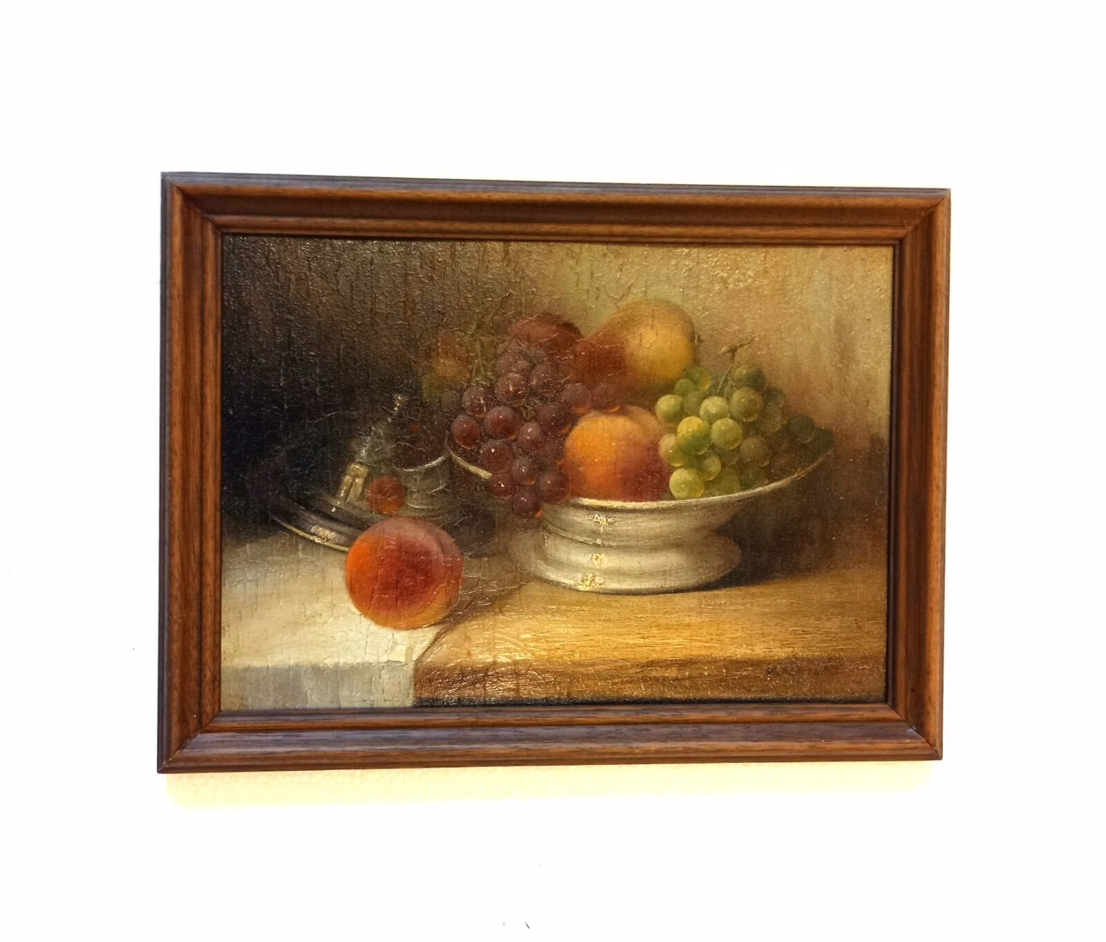 Stilleven met fruitschaal. - Image 2