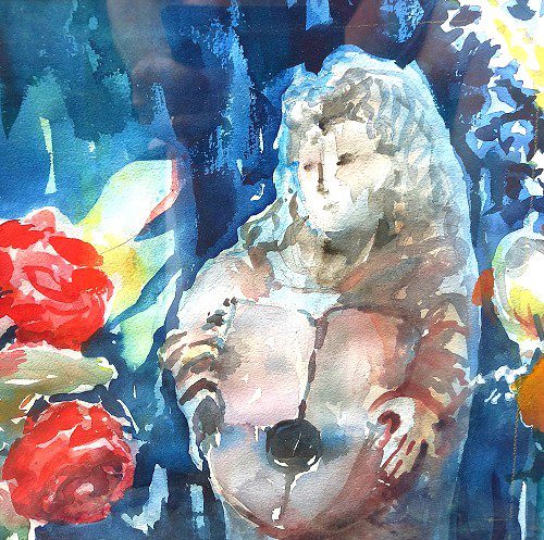 Fille de fleur.