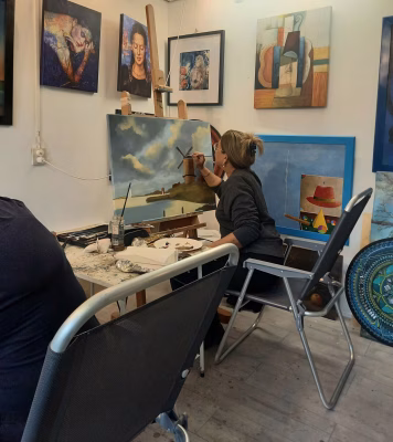 Galerie Gallery art vision schilderen