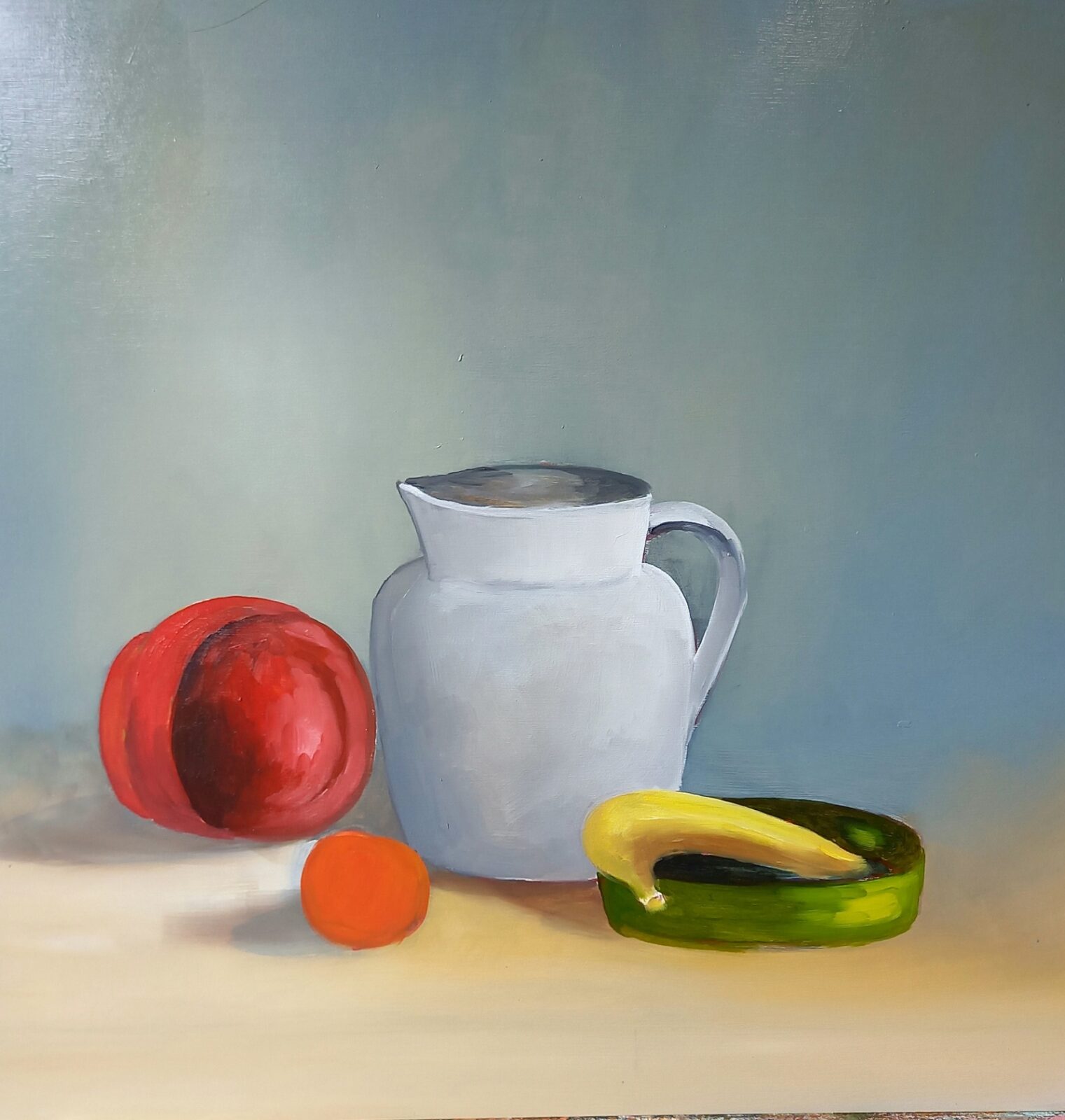 Nature morte avec pot à lait.