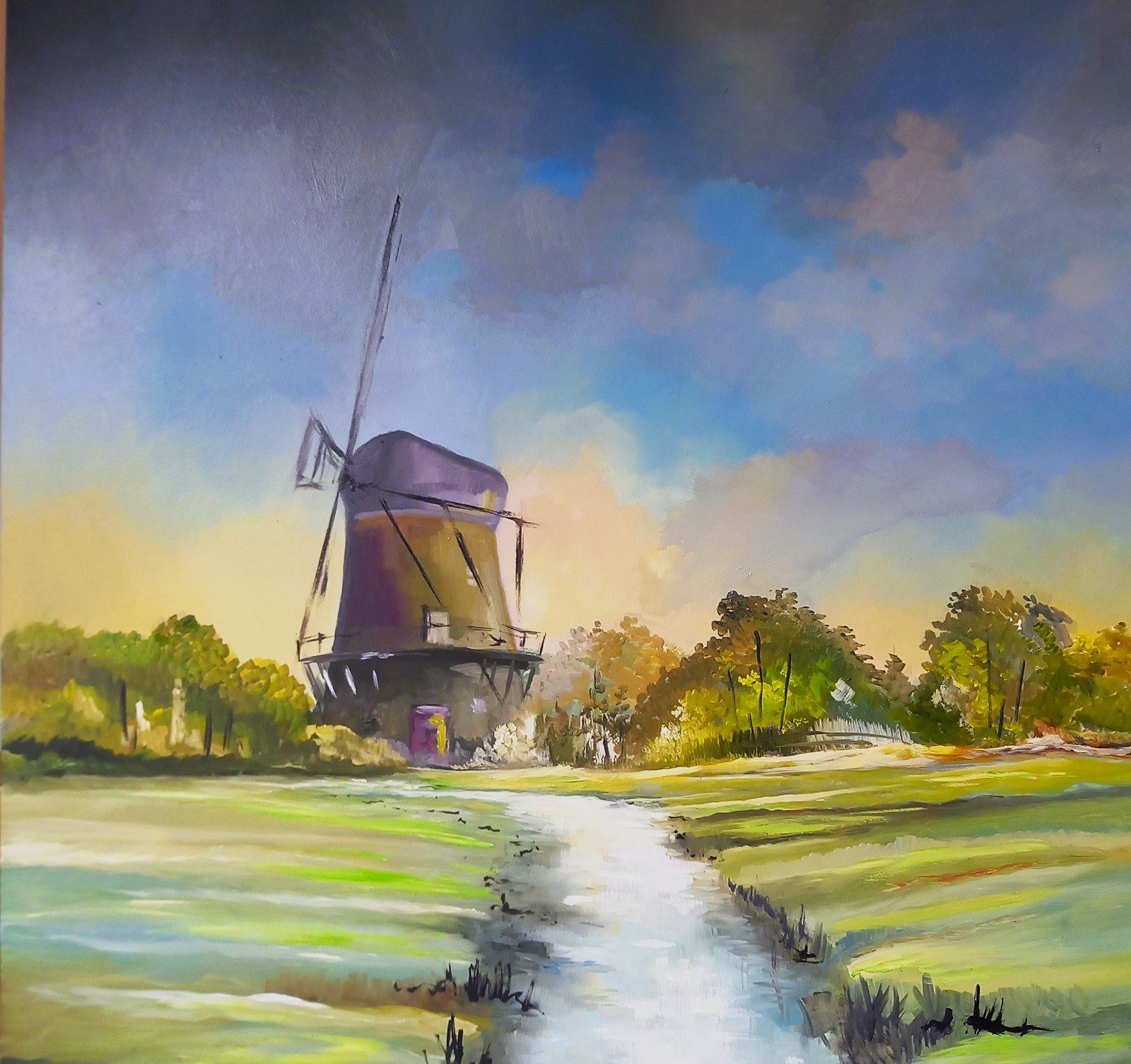 Le moulin.