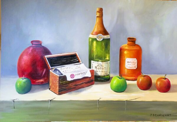 Nature morte avec boîte.