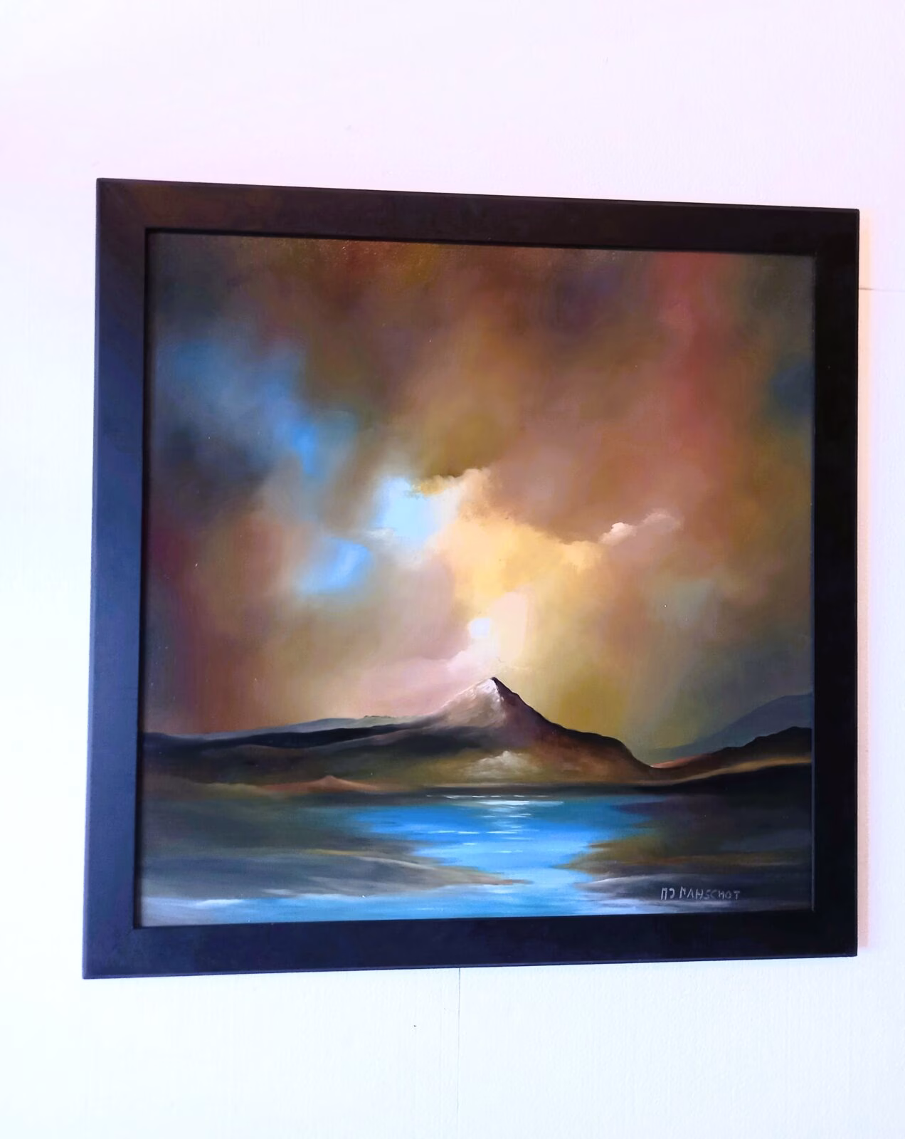Schilderij ingelijst